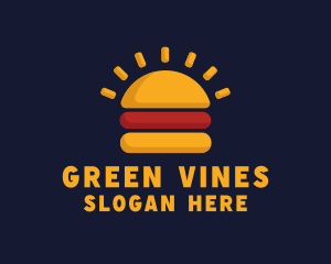 Morning Burger Sandwich logo design