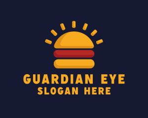 Morning Burger Sandwich logo design