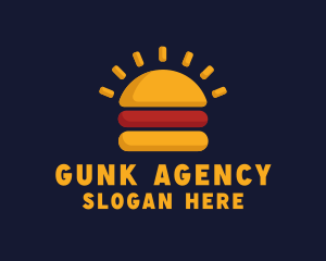 Morning Burger Sandwich logo design