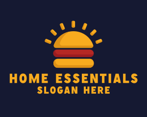 Morning Burger Sandwich logo design