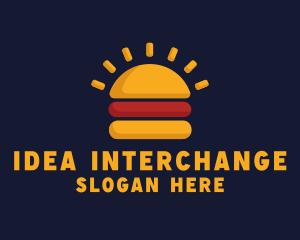 Morning Burger Sandwich logo design