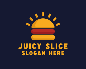 Morning Burger Sandwich logo design