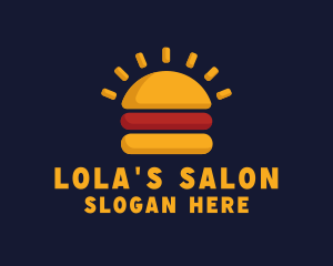 Morning Burger Sandwich logo design