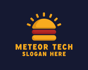 Morning Burger Sandwich logo design