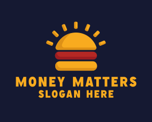 Morning Burger Sandwich logo design