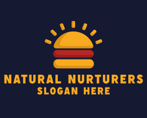 Morning Burger Sandwich logo design