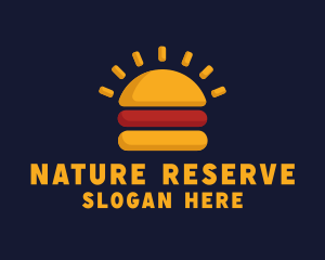 Morning Burger Sandwich logo design