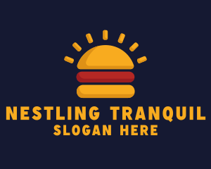 Morning Burger Sandwich logo design