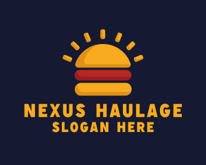 Morning Burger Sandwich logo design