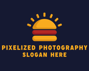 Morning Burger Sandwich logo design