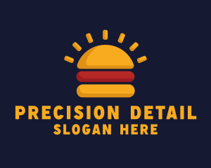 Morning Burger Sandwich logo design