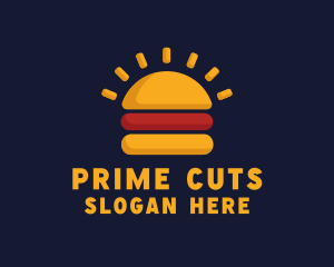 Morning Burger Sandwich logo design