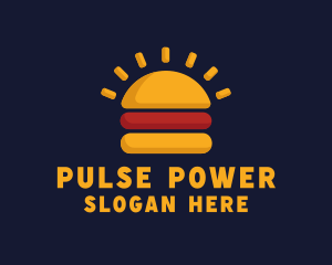 Morning Burger Sandwich logo design