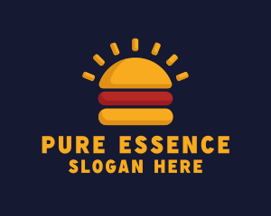 Morning Burger Sandwich logo design