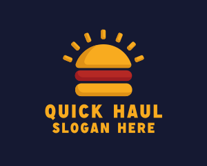 Morning Burger Sandwich logo design