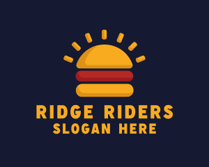 Morning Burger Sandwich logo design