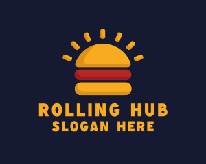 Morning Burger Sandwich logo design