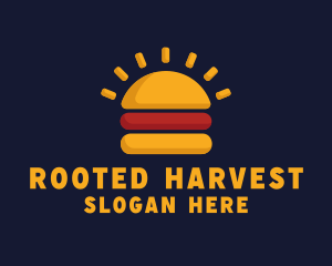 Morning Burger Sandwich logo design