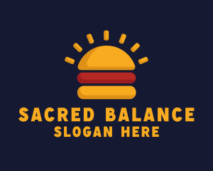 Morning Burger Sandwich logo design