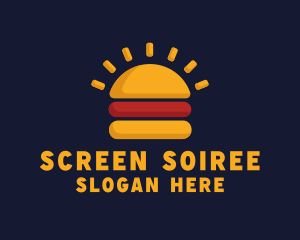 Morning Burger Sandwich logo design