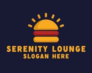 Morning Burger Sandwich logo design