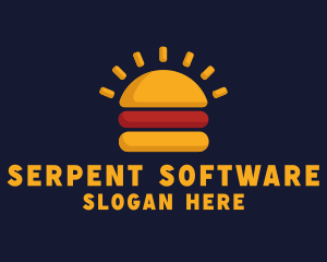 Morning Burger Sandwich logo design