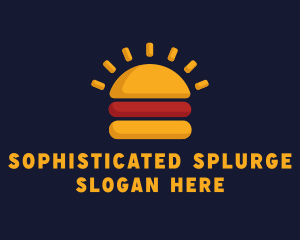 Morning Burger Sandwich logo design