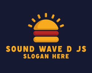 Morning Burger Sandwich logo design