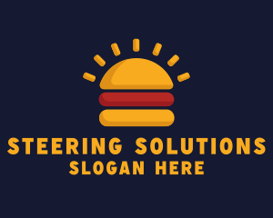 Morning Burger Sandwich logo design