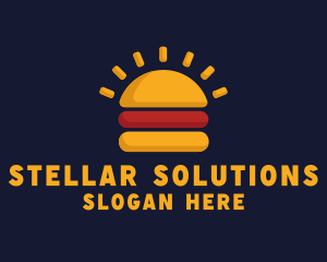 Morning Burger Sandwich logo design