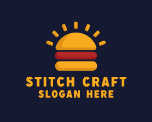 Morning Burger Sandwich logo design