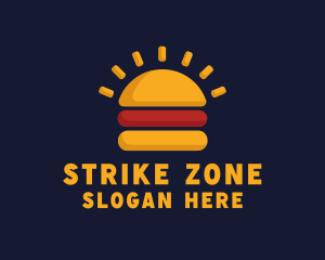 Morning Burger Sandwich logo design