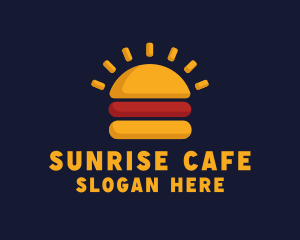 Morning Burger Sandwich logo design