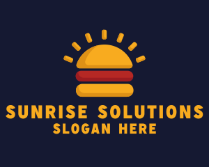 Morning Burger Sandwich logo design