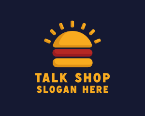 Morning Burger Sandwich logo design