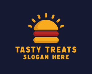 Morning Burger Sandwich logo design