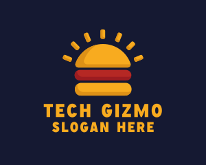 Morning Burger Sandwich logo design