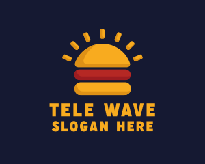 Morning Burger Sandwich logo design