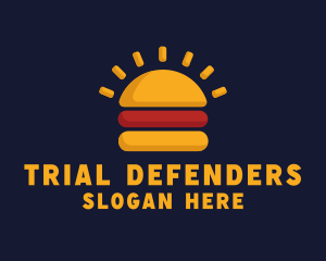 Morning Burger Sandwich logo design