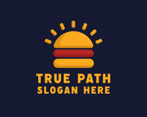 Morning Burger Sandwich logo design