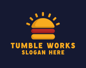 Morning Burger Sandwich logo design