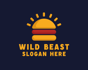 Morning Burger Sandwich logo design