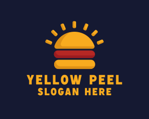 Morning Burger Sandwich logo design