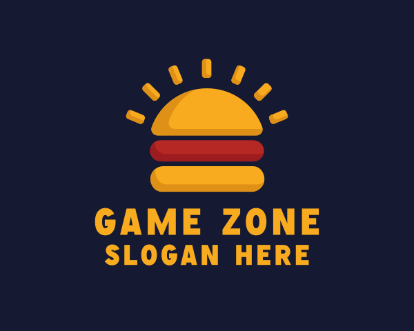 Burger logo example 1