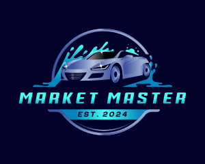 Car Wash Automotive Maintenance Logo