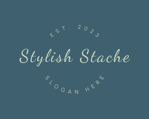 Stylish Script Business logo design