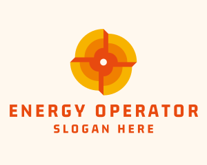 Solar Energy Radiator logo design