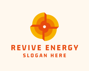 Solar Energy Radiator logo design