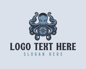 Kraken Mythological Monster logo