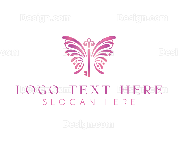 Chic Butterfly Key Logo